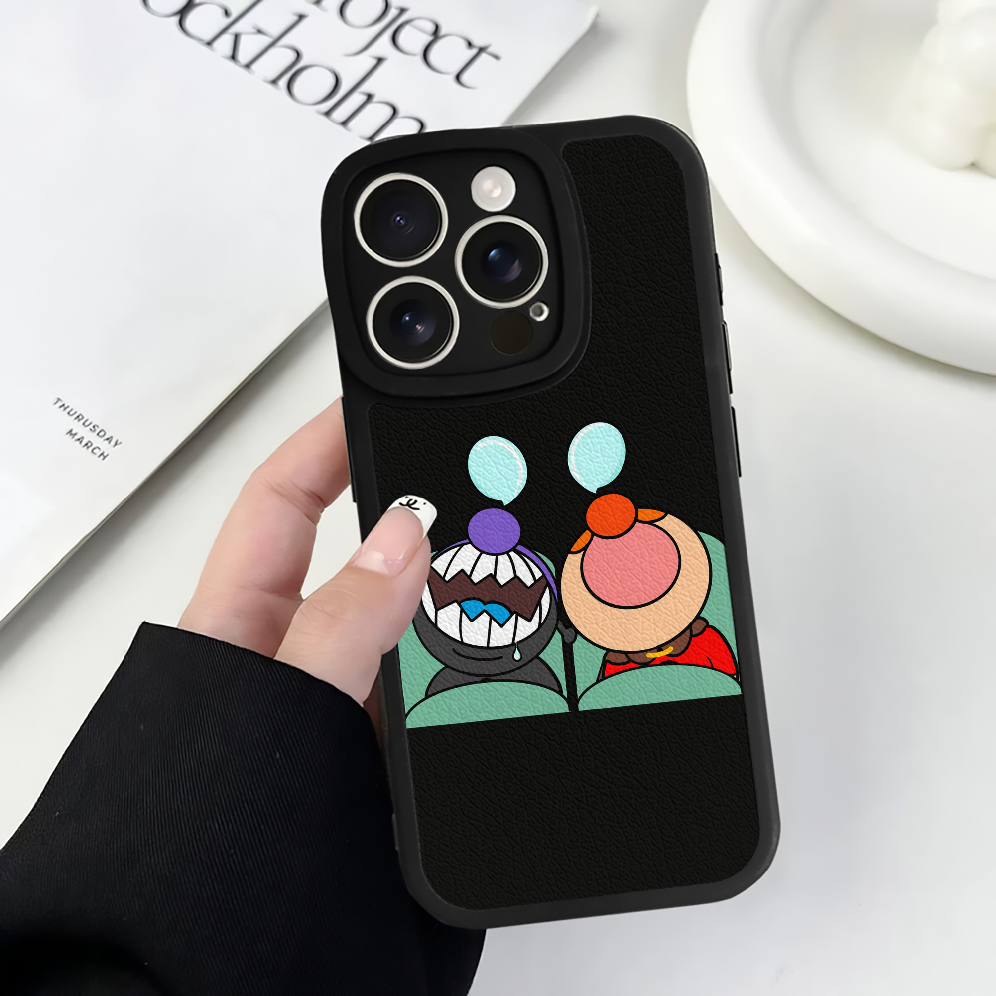 （画像用） アンパンマン Anpanman 【iPhone 16シリーズ対応】シリコンスマホケース（レザー調） 材質：シリコン